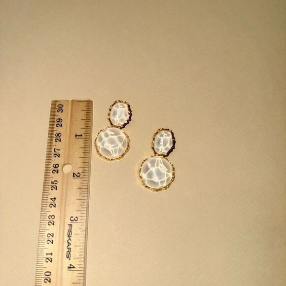 Crystal drop earrings N901 - Picture 5 of 5